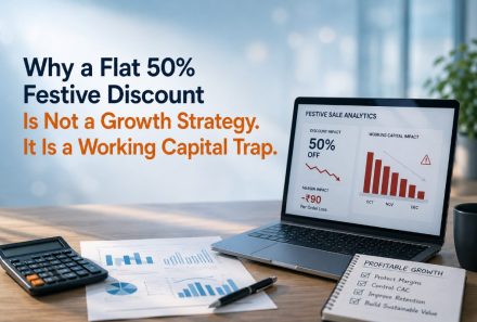 Why a Flat 50% Festive Discount Is Not a Growth Strategy. It Is a Working Capital Trap.