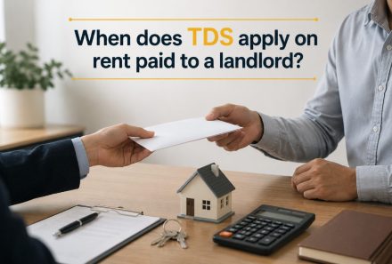 When does TDS apply on rent paid to a landlord?