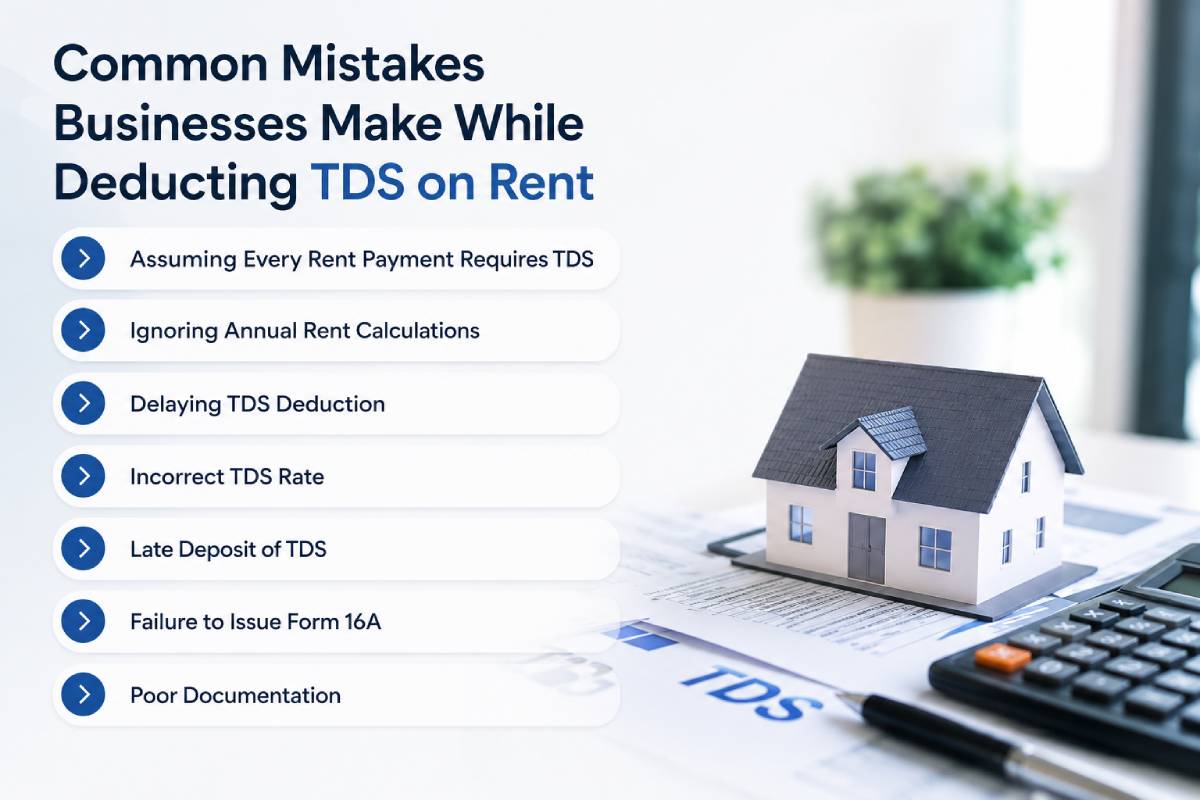 Common Mistakes Businesses Make While Deducting TDS on Rent