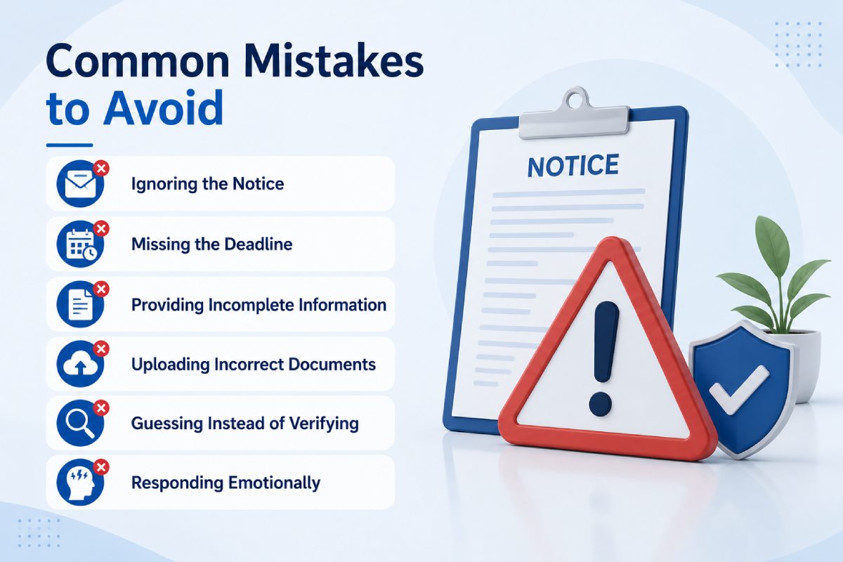 How to Respond to an Income Tax Notice in India: A Complete Step-by-Step Guide (2026) 1 common mistakes to avoid