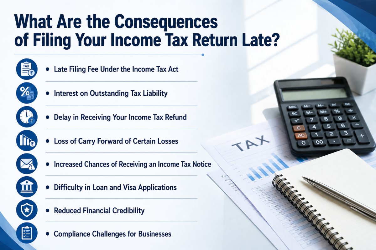 What Happens If You Don't File Your Income Tax Return on Time? 1 Consequences of Filing Your Income Tax Return Late