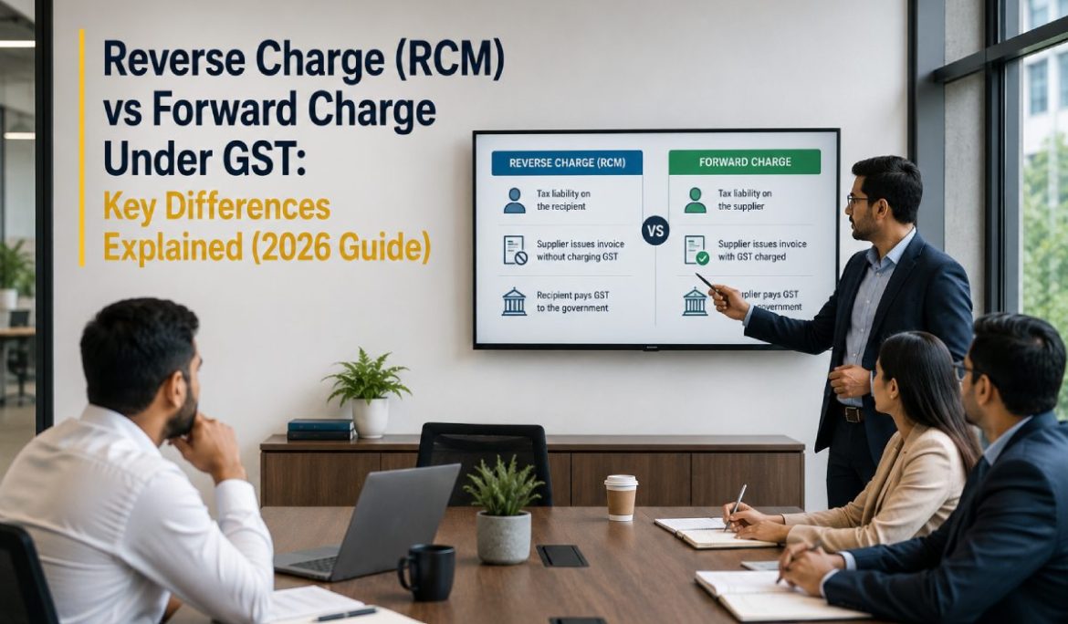 Reverse Charge (RCM) vs Forward Charge Under GST: Key Differences Explained (2026 Guide)