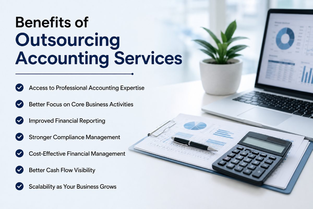 When Should a Business Outsource Its Accounting Services? Signs, Benefits & Costs (2026 Guide) 1 Benefits of Outsourcing Accounting Services