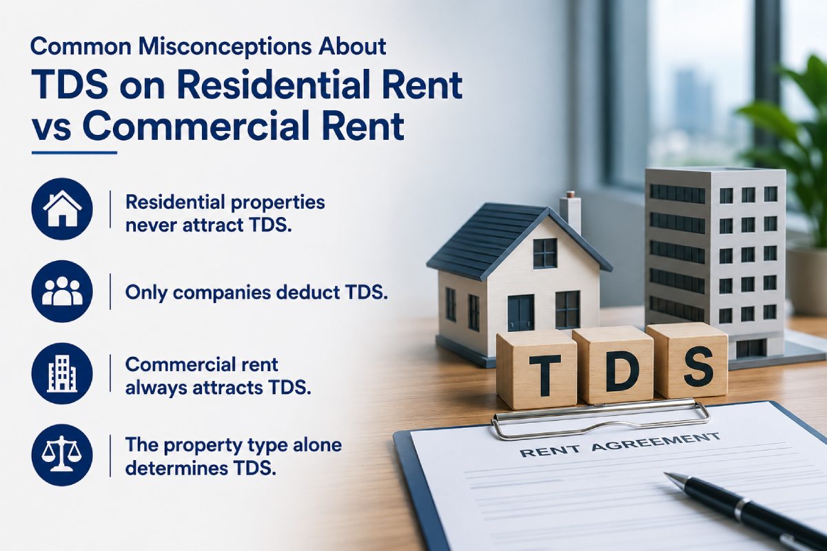Common Misconceptions About TDS on Residential Rent vs Commercial Rent