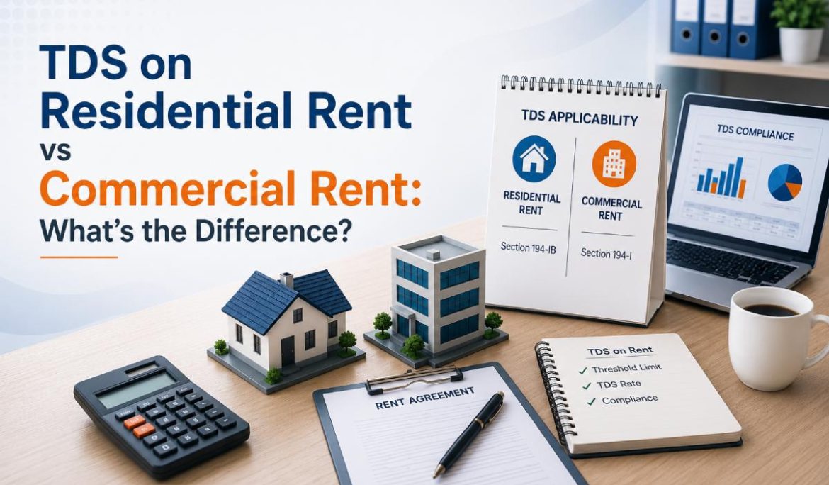 TDS on Residential Rent vs Commercial Rent: What’s the Difference?