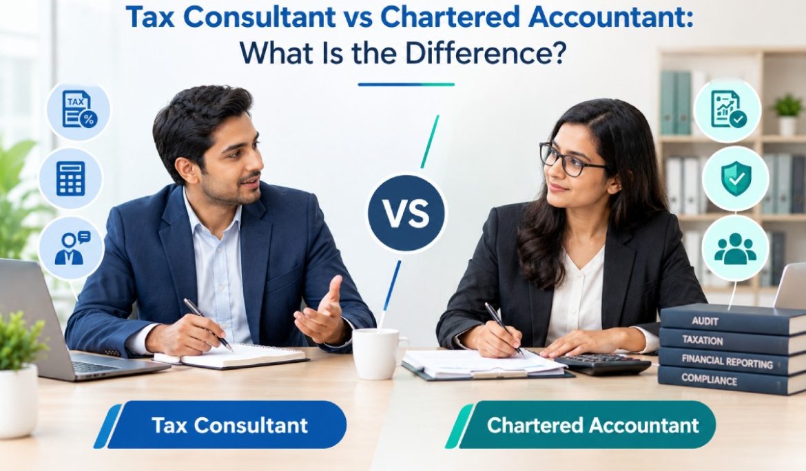 Tax Consultant vs Chartered Accountant: What Is the Difference?